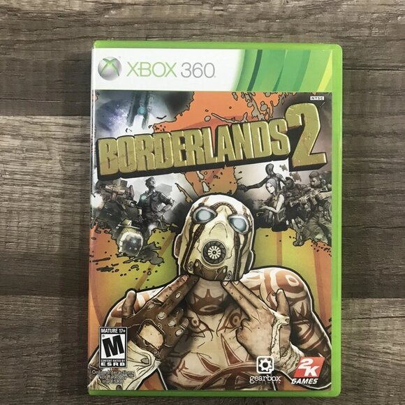 Borderlands 2 (Microsoft Xbox 360, 2012) Rated M - Mature 17+ Game, & Case - Picture 1 of 4